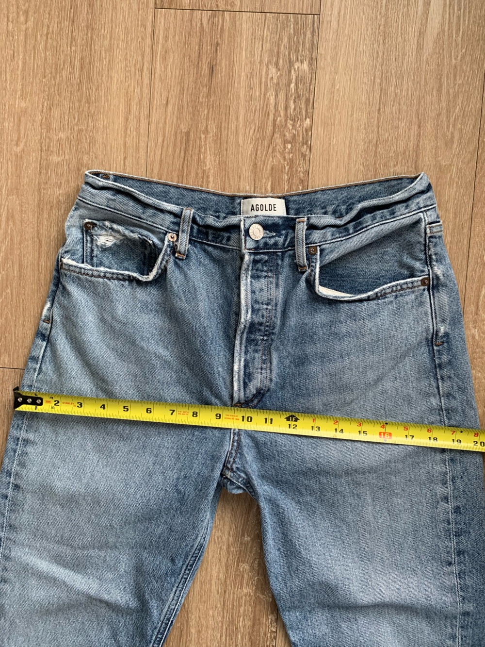 Agolde Riley Crop Jeans Size 29 - Picture 5 of 13